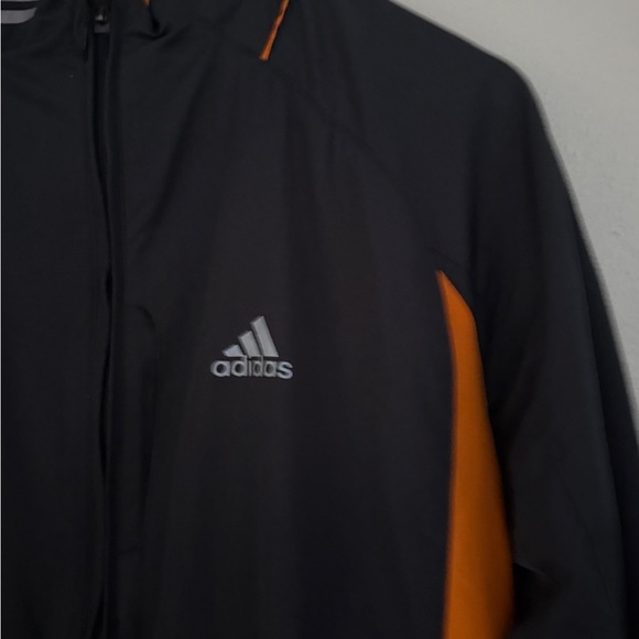 Adidas Climaproof Jacket Men’s Size Medium Dark Gray Zip Up Outdoors Casual - Picture 2 of 9